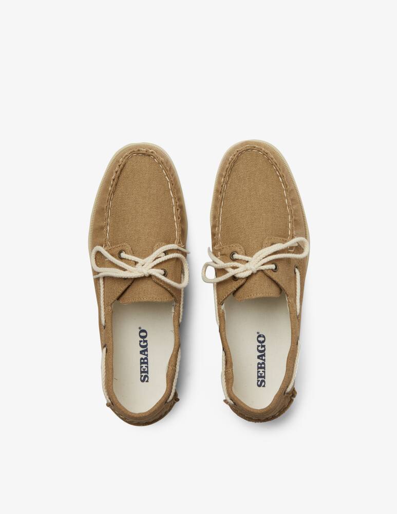 rinascente Sebago Boat shoe portland washed canvas