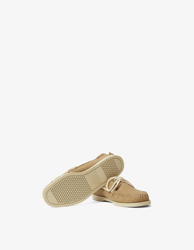 rinascente Sebago Boat shoe portland washed canvas