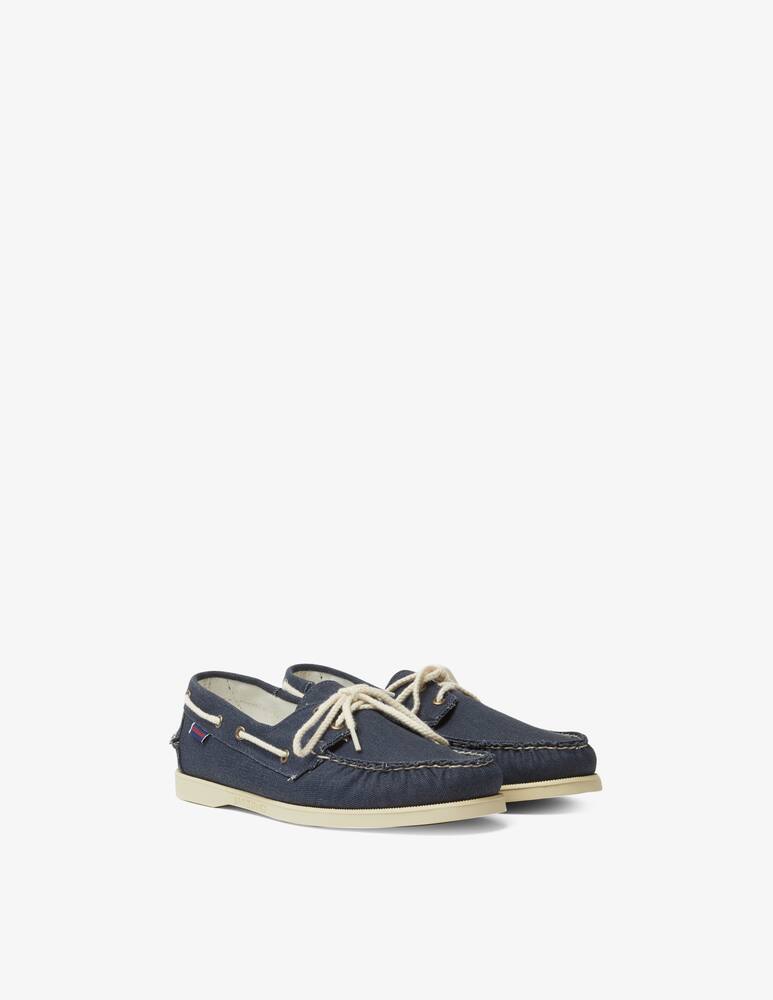 rinascente Sebago Boat shoe portland washed canvas