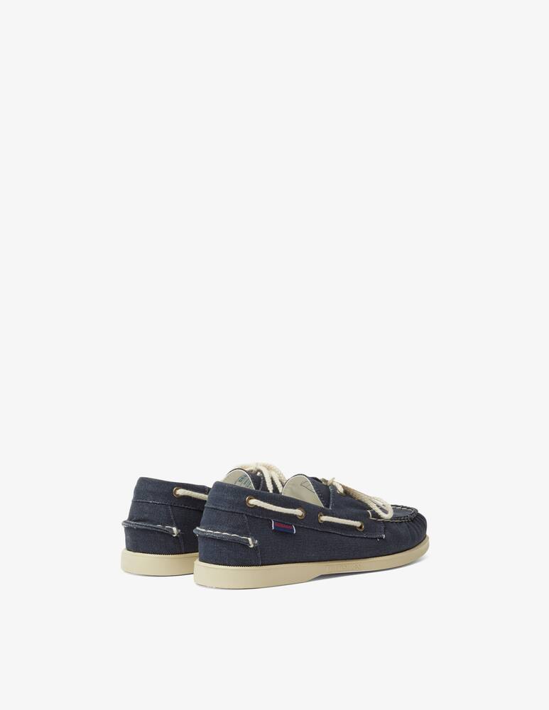 rinascente Sebago Boat shoe portland washed canvas