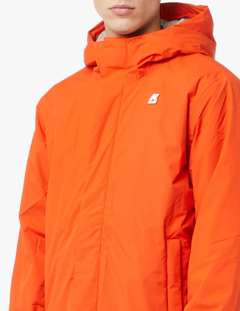 rinascente K-Way Giacca ripstop marmotta con cappuccio