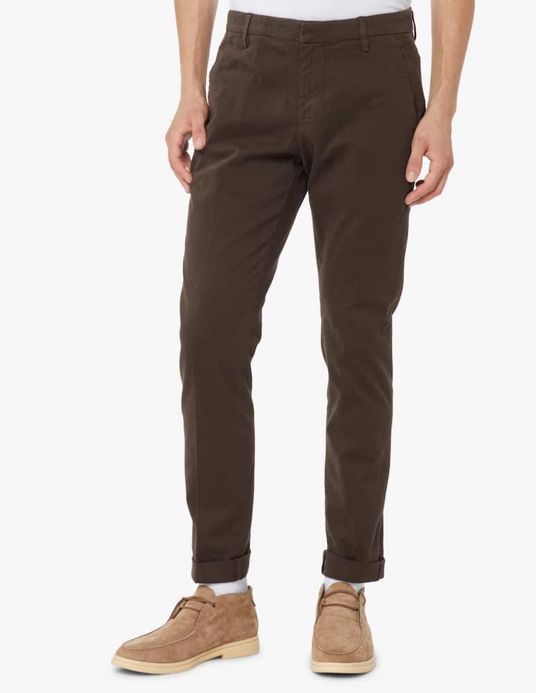rinascente Dondup Gabardine gaubert pant - Brown