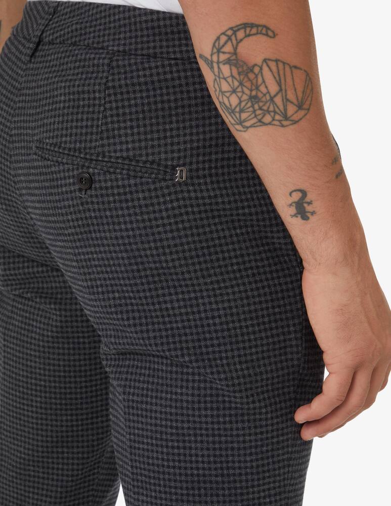 rinascente Dondup Pattern gaubert pant - Black