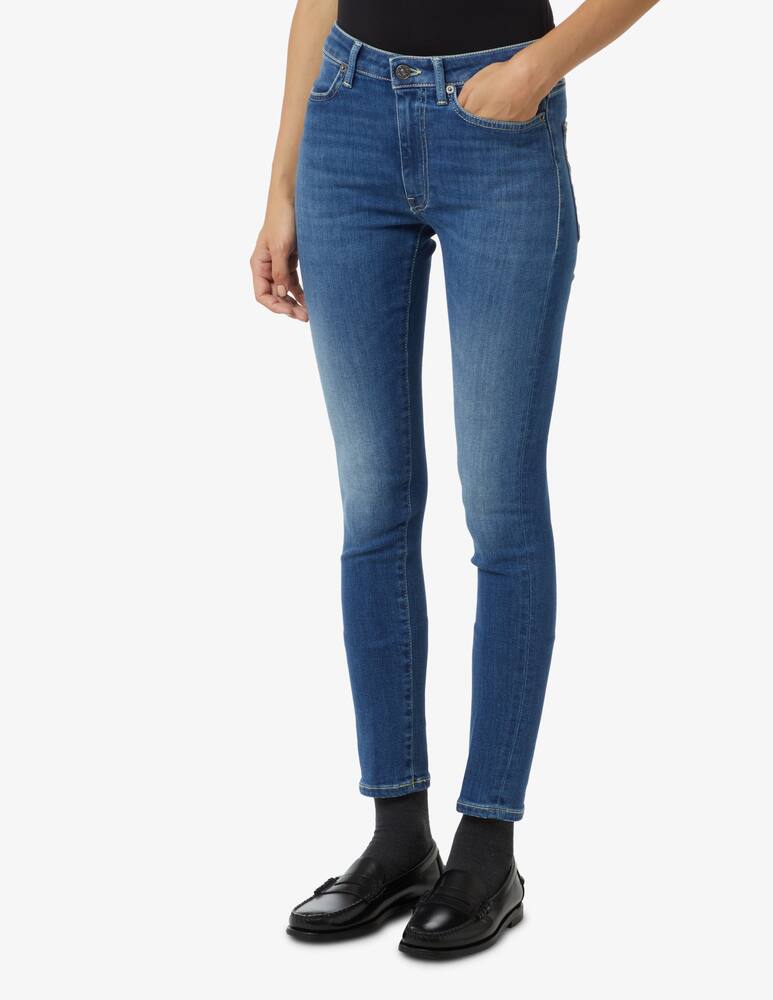 rinascente Dondup Iris cotton trousers - Blue