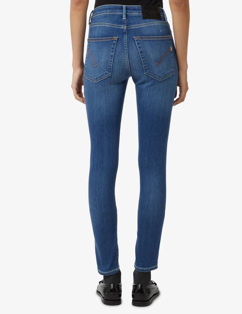 rinascente Dondup Iris cotton trousers - Blue