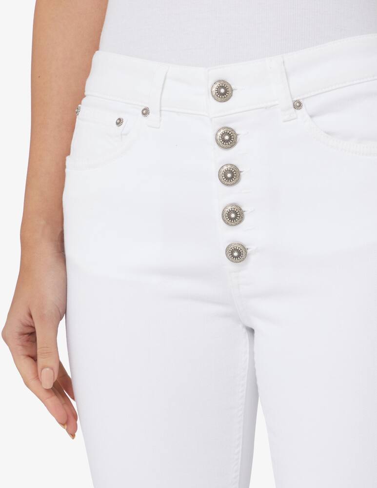 rinascente Dondup Jeans Koons con botton gioiello