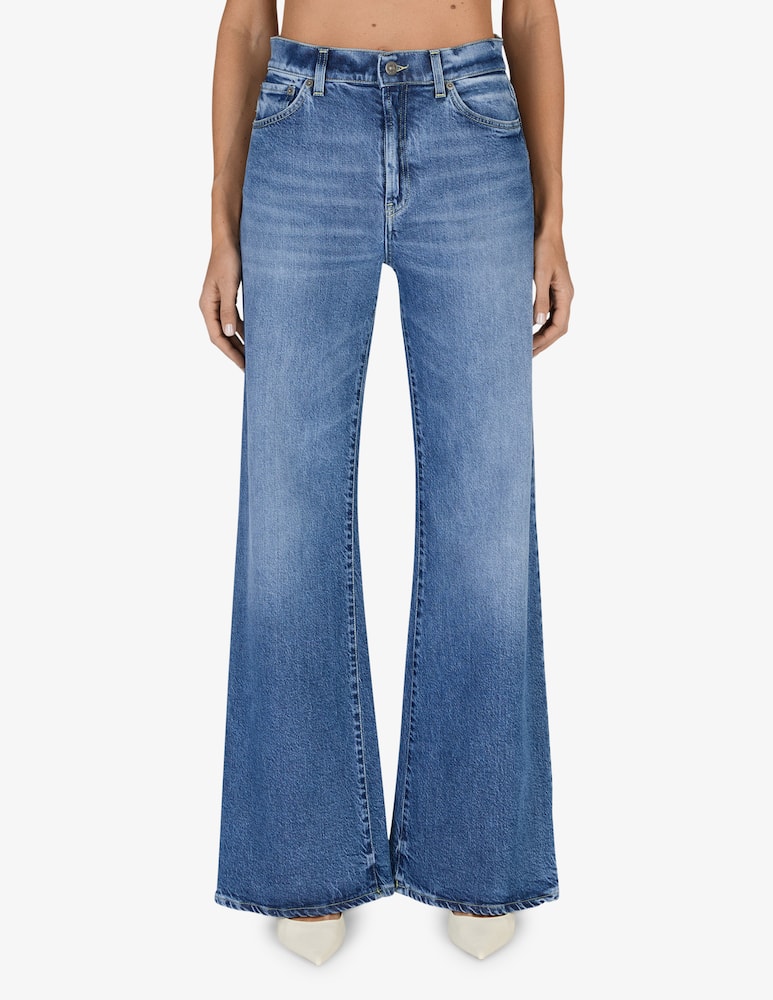 rinascente Dondup Wide leg denim trousers