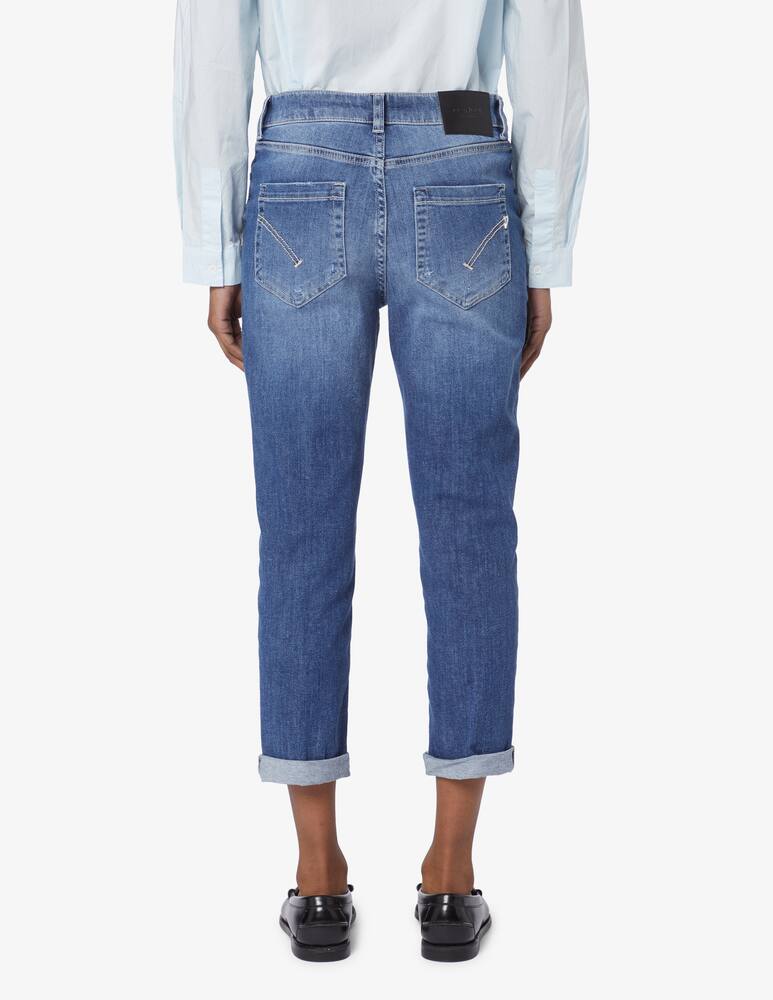 rinascente Dondup Jeans Koons con bottoni gioiello