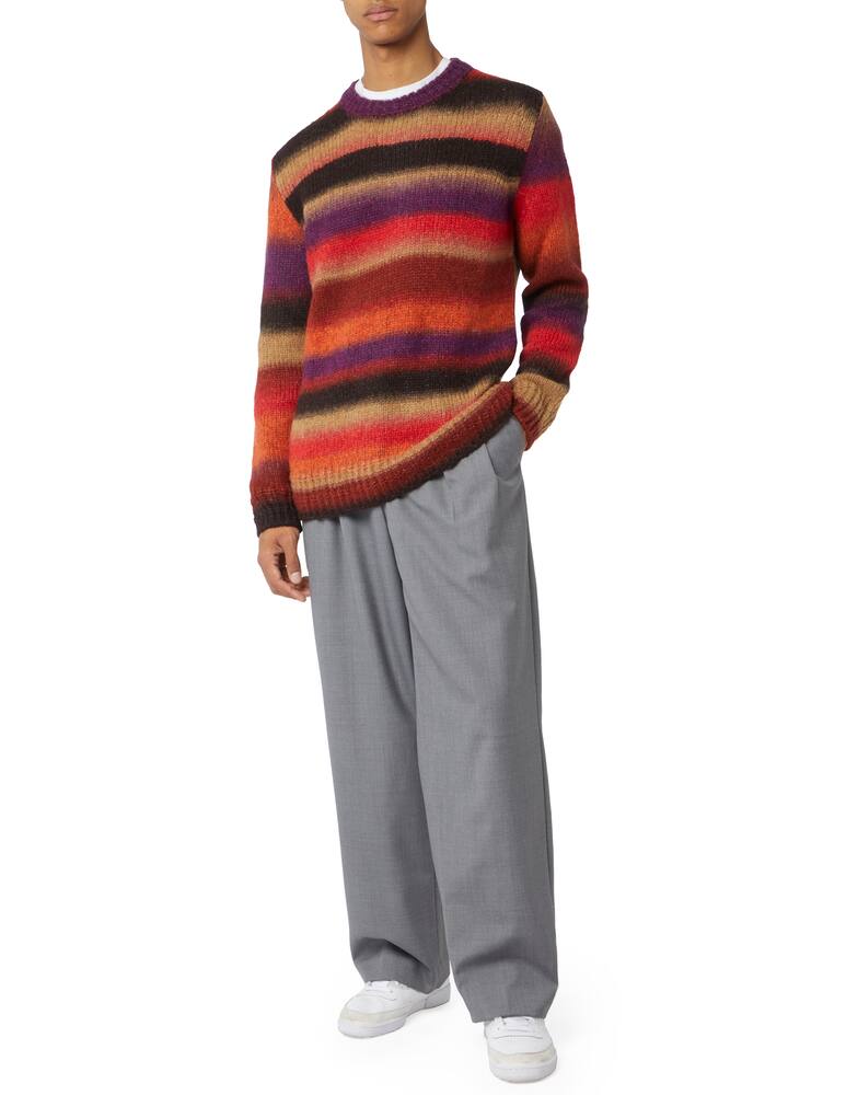 rinascente Dondup Striped mohair crewneck jumper