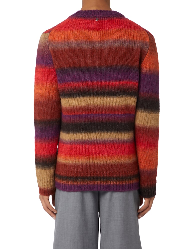 rinascente Dondup Striped mohair crewneck jumper