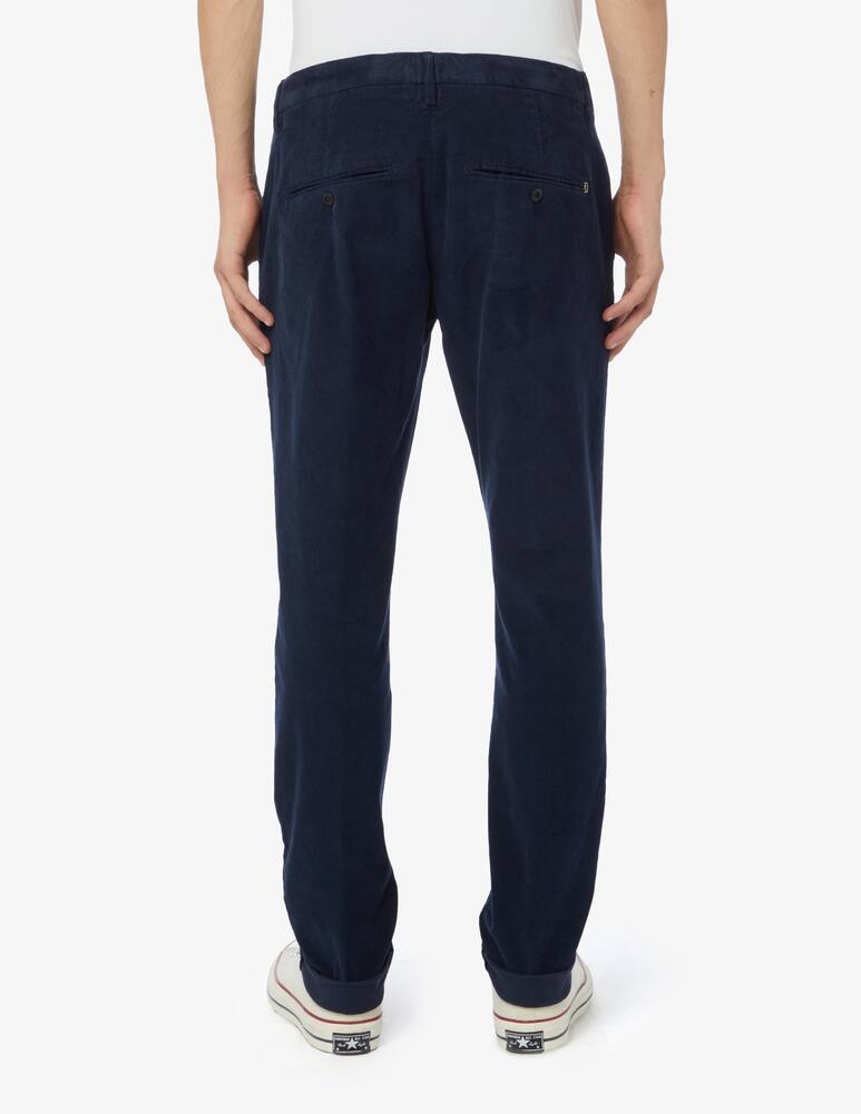 rinascente Dondup Ribbed velvet gaubert trousers