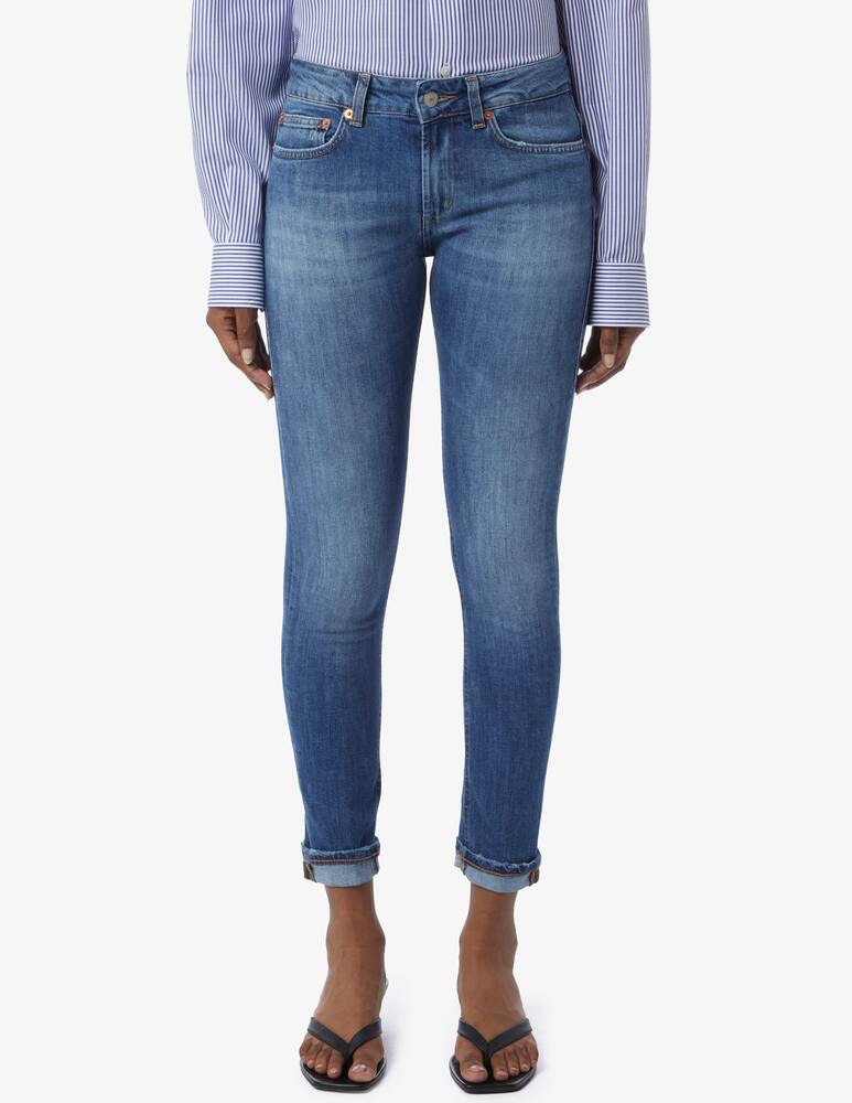 Dondup Jeans skinny a vita regolare Monroe - immagine 1 Dondup Jeans skinny a vita regolare Monroe - immagine 1
