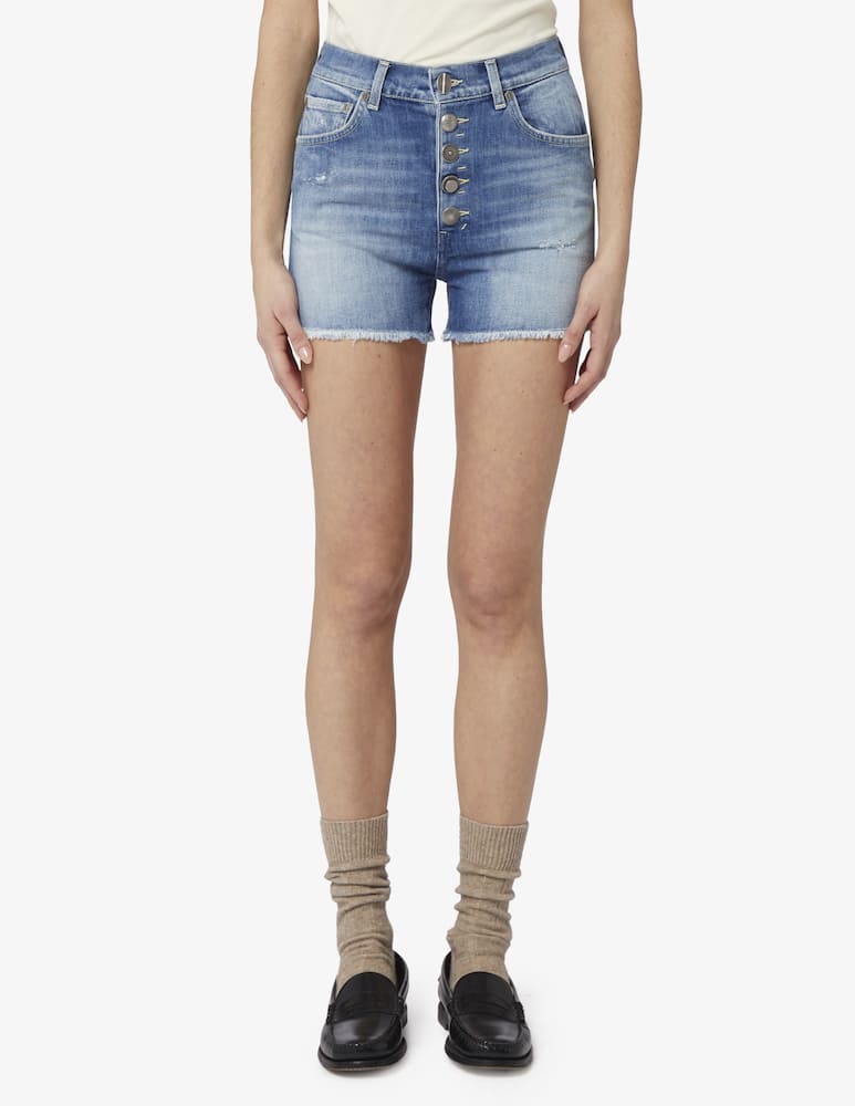 Dondup Stella shorts with jewel buttons - picture 1 Dondup Stella shorts with jewel buttons - picture 1