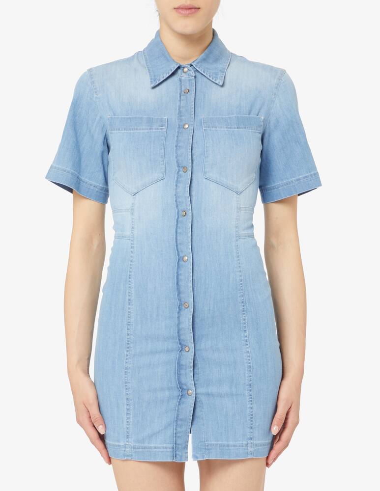 Dondup Mini denim dress - picture 1 Dondup Mini denim dress - picture 1