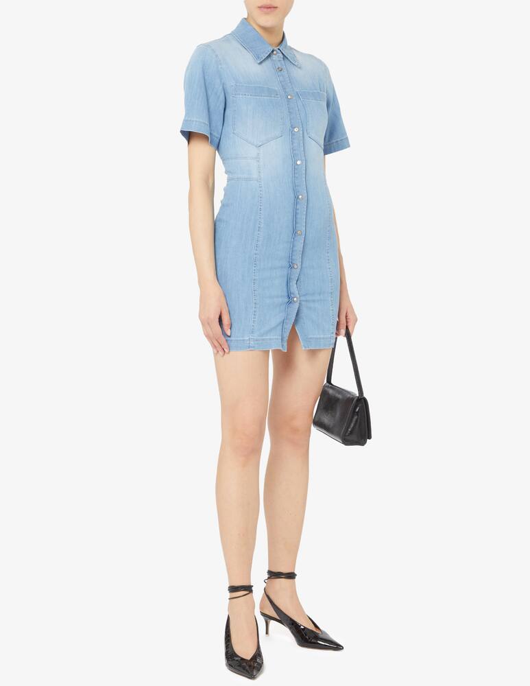 Dondup Mini denim dress - picture 2 Dondup Mini denim dress - picture 2