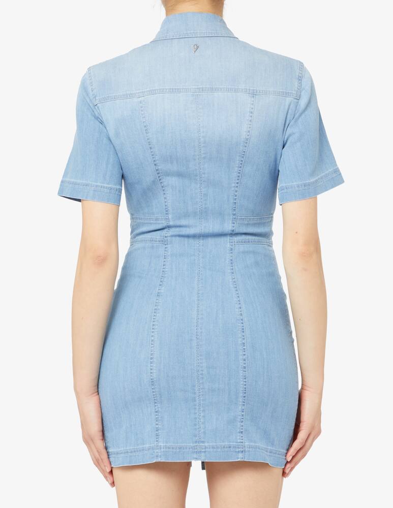 Dondup Mini denim dress - picture 3 Dondup Mini denim dress - picture 3