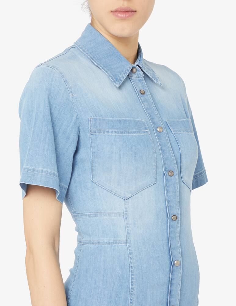 Dondup Mini denim dress - picture 4 Dondup Mini denim dress - picture 4