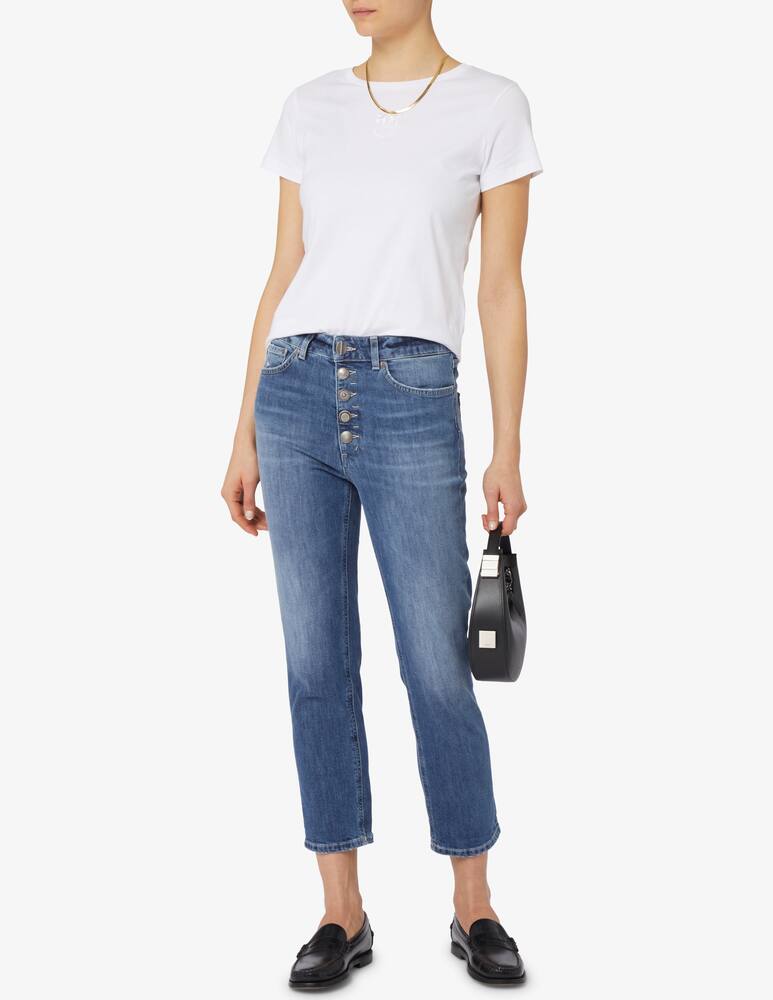 rinascente Dondup Pantalone Koons gioiello mid blu