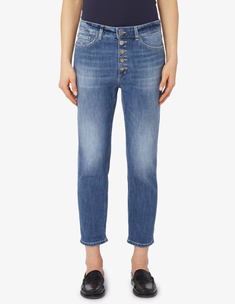 rinascente Dondup Pantalone Koons gioiello mid blu