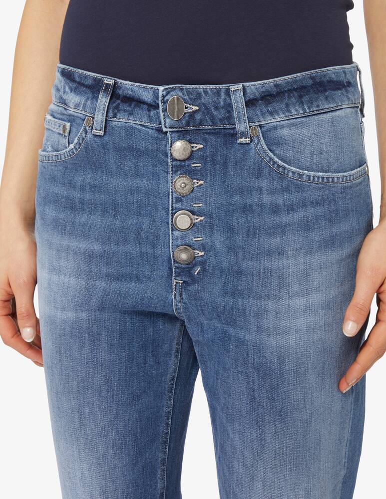 rinascente Dondup Pantalone Koons gioiello mid blu