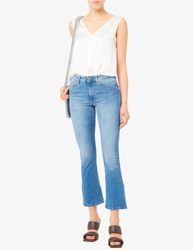 rinascente Dondup Mandy trumpet trousers