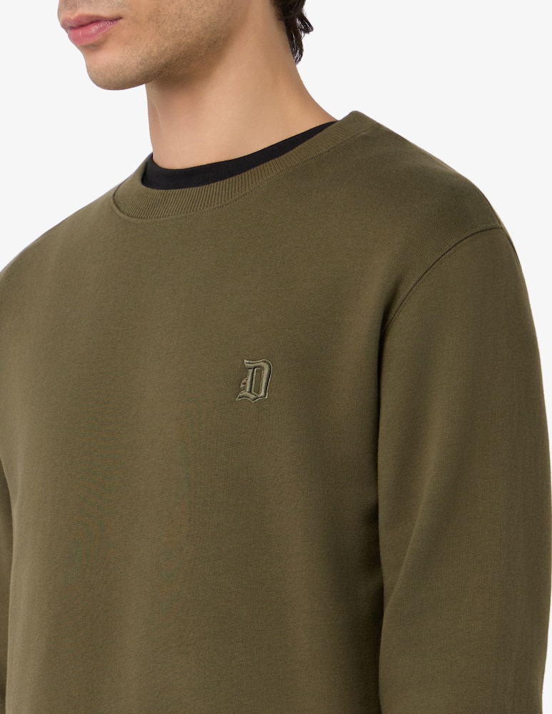 Dondup Logo embroidery sweatshirt - picture 4 Dondup Logo embroidery sweatshirt - picture 4
