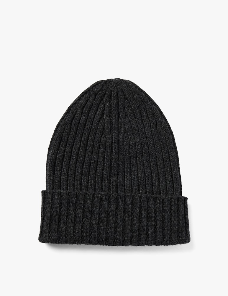 rinascente Piacenza Cashmere Ribbed hat