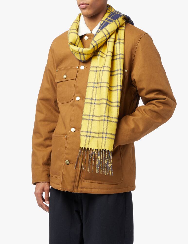 rinascente Piacenza Cashmere Checked cashmere silk scarf