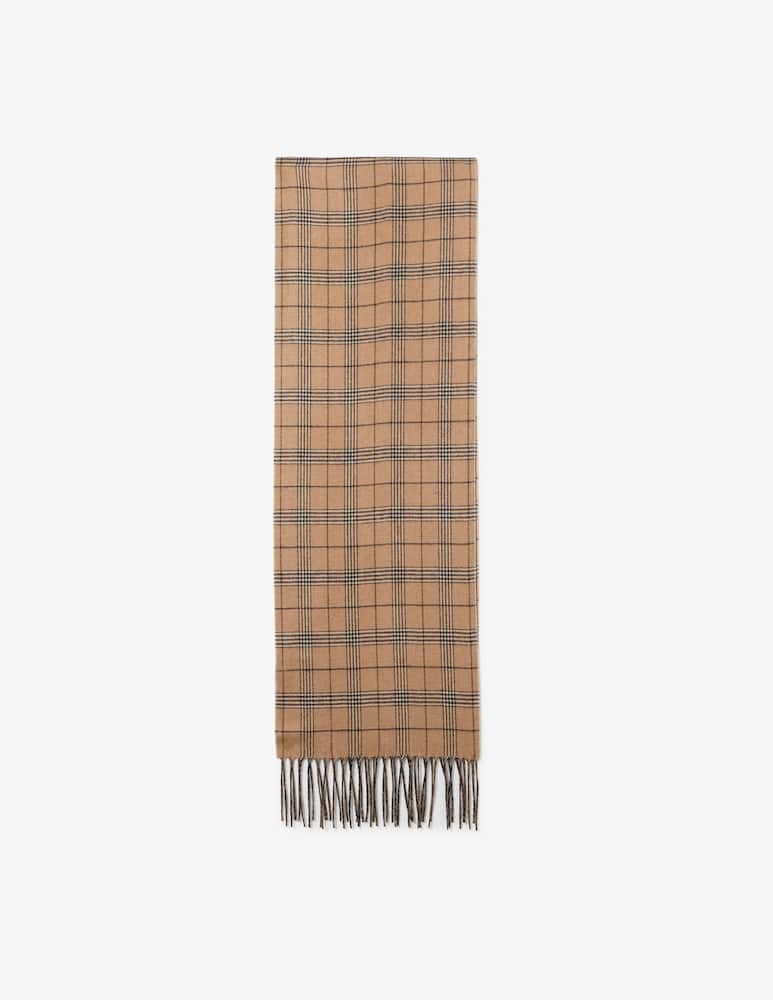 rinascente Piacenza Cashmere Baltazar check scarf