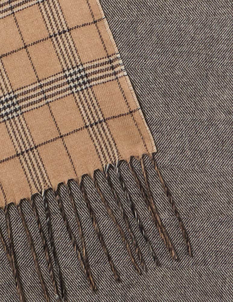 rinascente Piacenza Cashmere Baltazar check scarf