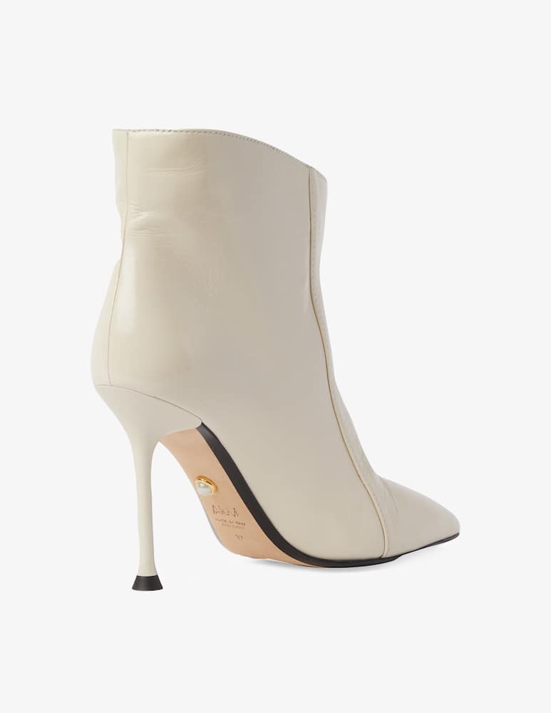 rinascente Alevì Stivaletti in pelle Cher - Bianco