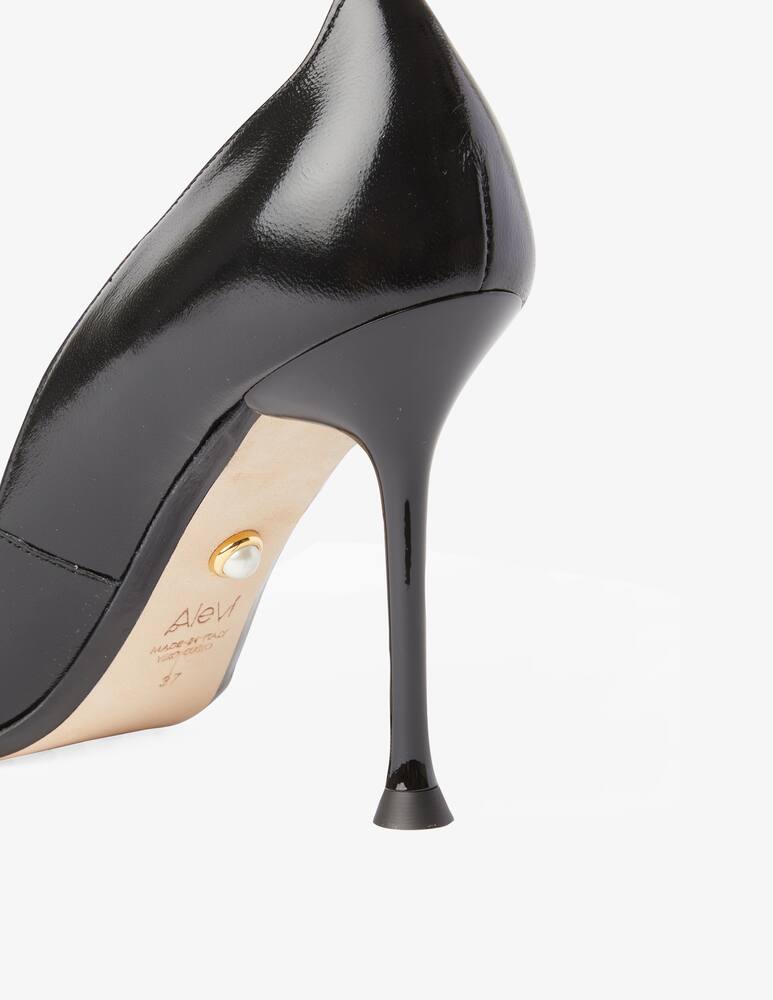 rinascente Alevì Décolleté in pelle Pretty - Nero