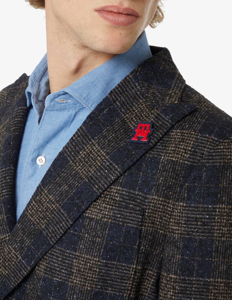 rinascente Tommy Hilfiger Checked double breasted blazer - Blue