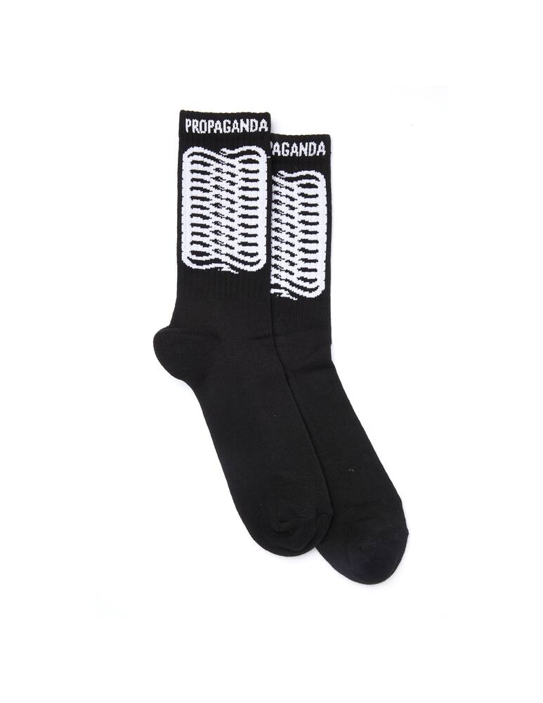 rinascente Propaganda Ribs socks - black