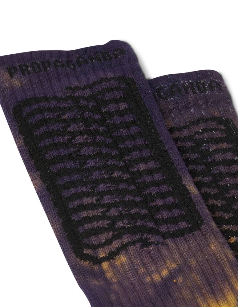 rinascente Propaganda Ted ribs socks - violet