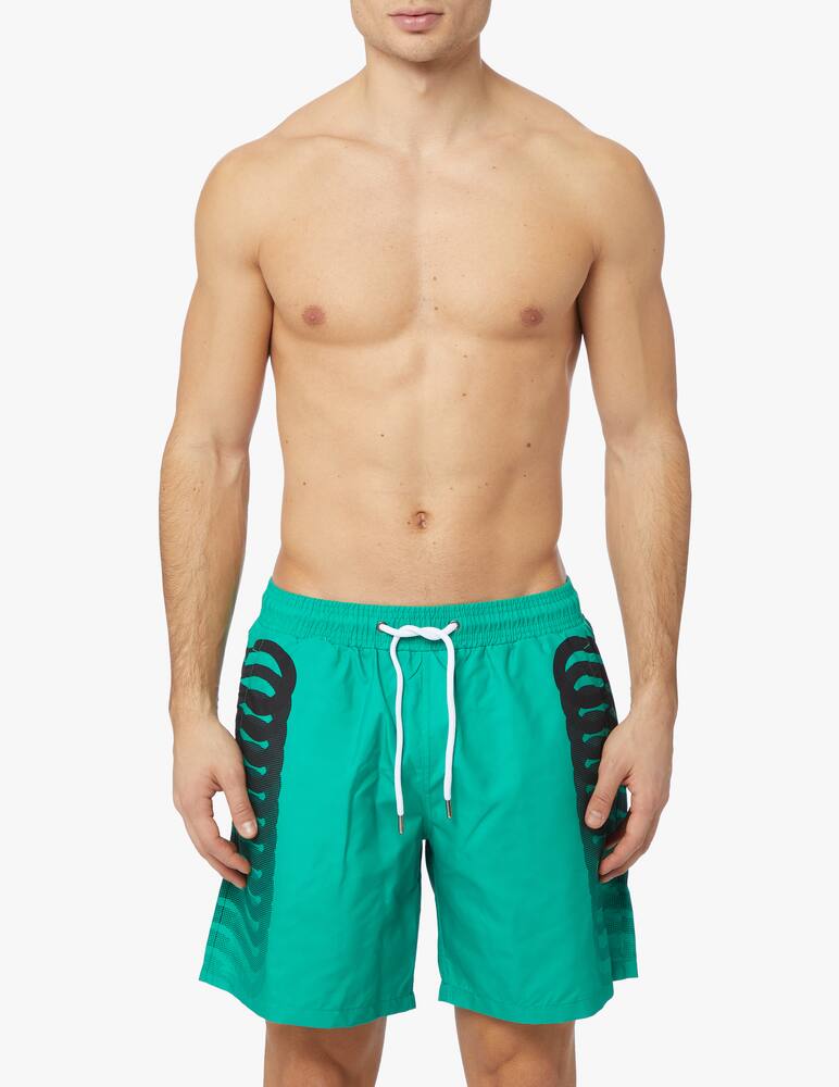 rinascente Propaganda Costume ribs - Turchese