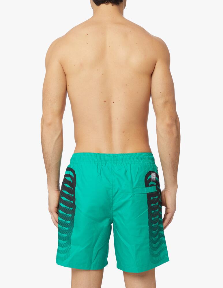 rinascente Propaganda Costume ribs - Turchese