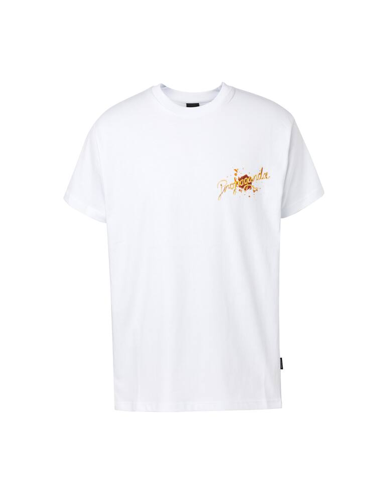 rinascente Propaganda Maglietta manica corta spaghetti retro - bianco