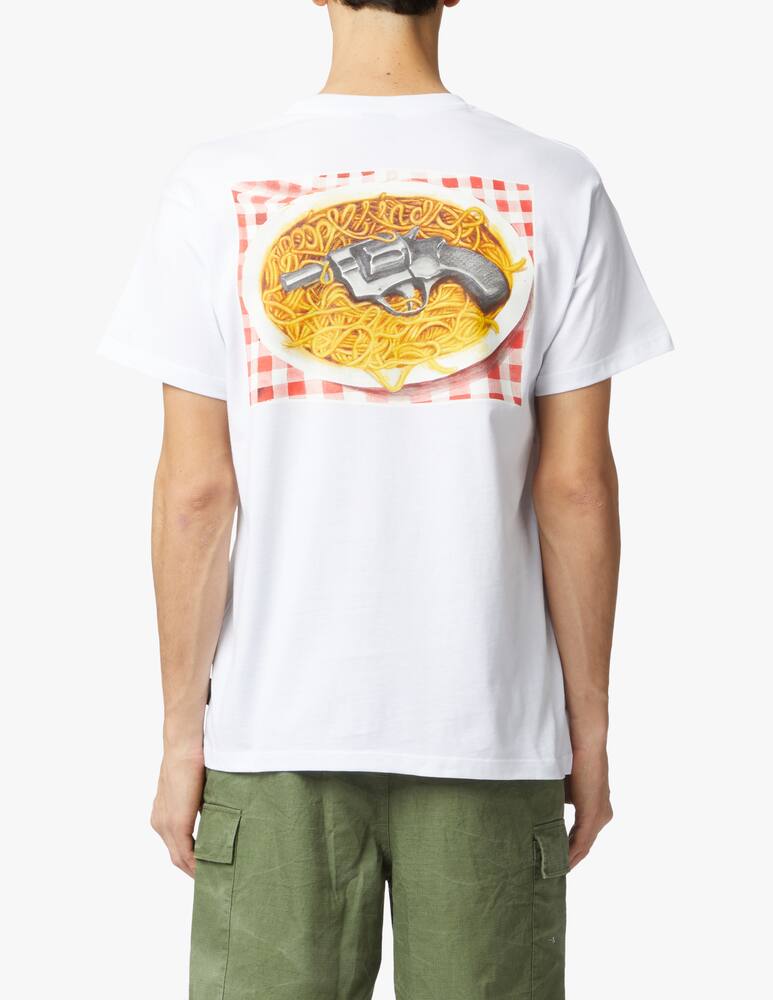 rinascente Propaganda Maglietta manica corta spaghetti retro - bianco