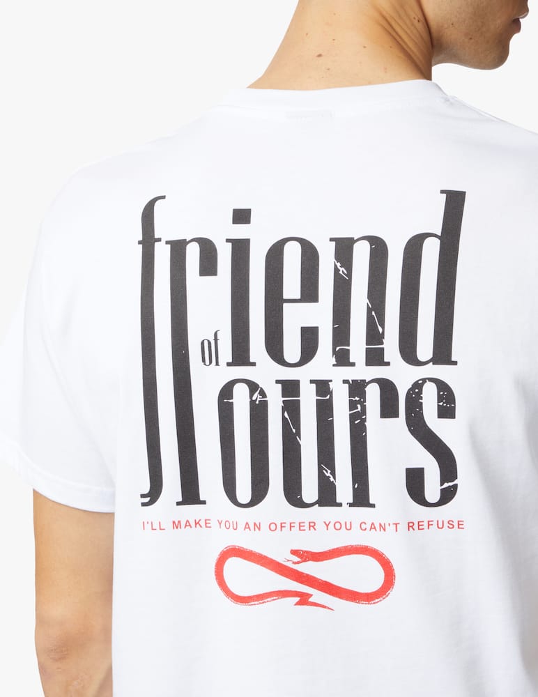 rinascente Propaganda Friend ours back t-shirt - white