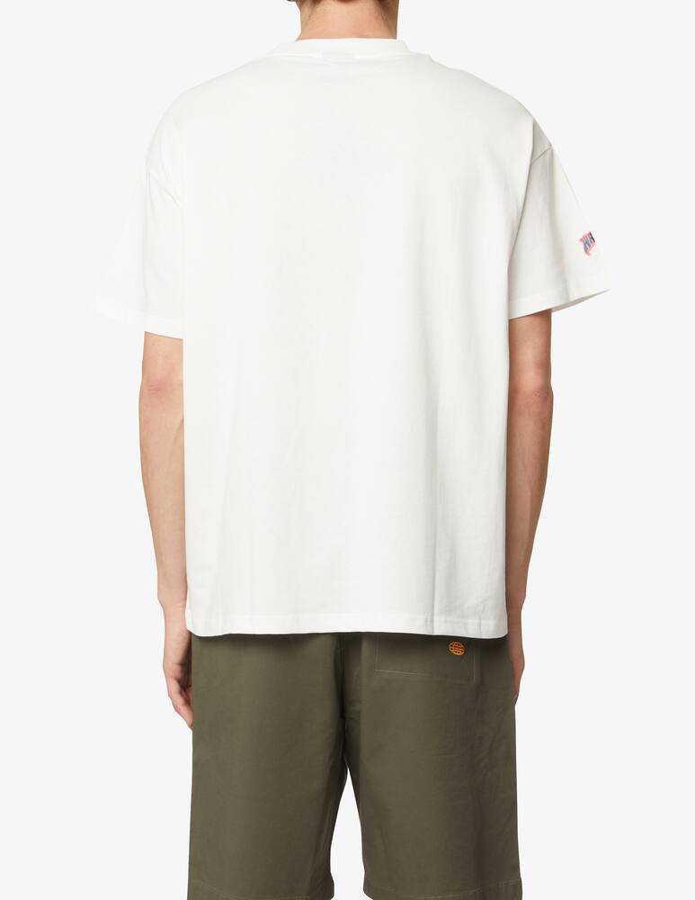 rinascente Funky Maglietta con logo ricamato - Bianco