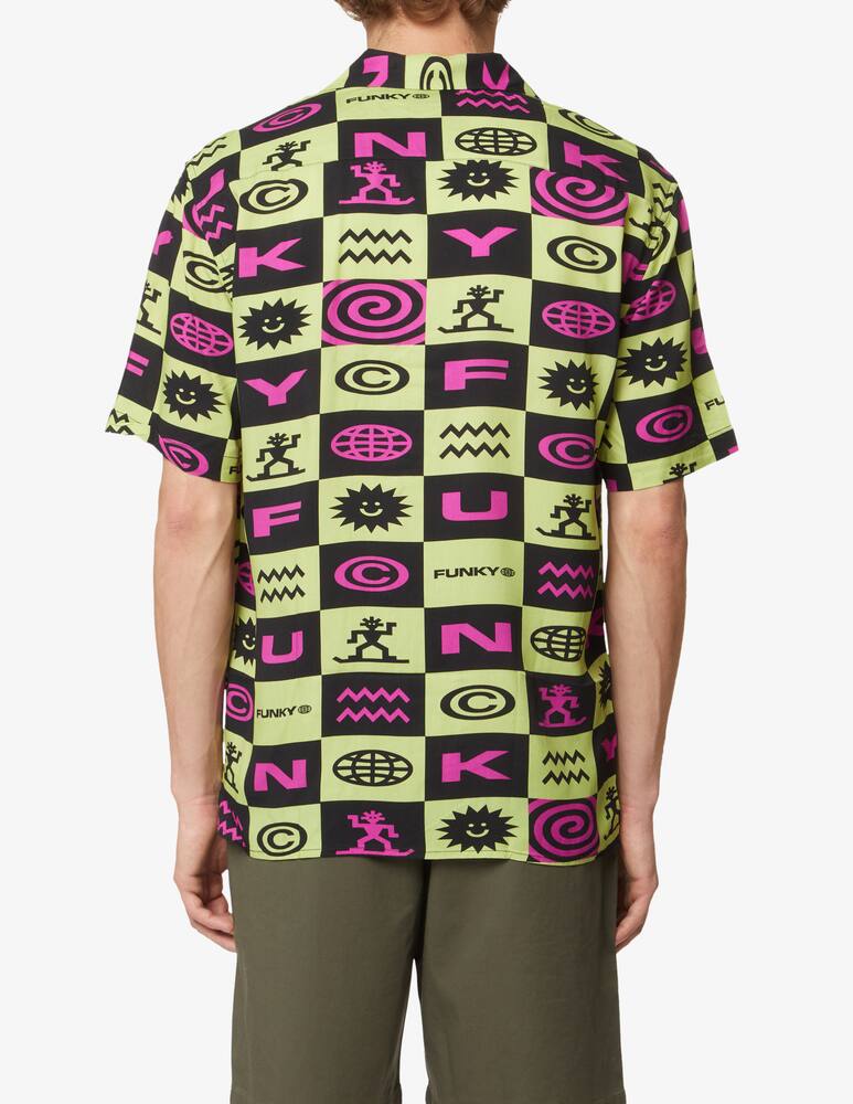 rinascente Funky Camicia manica corta a quadri - Multicolor