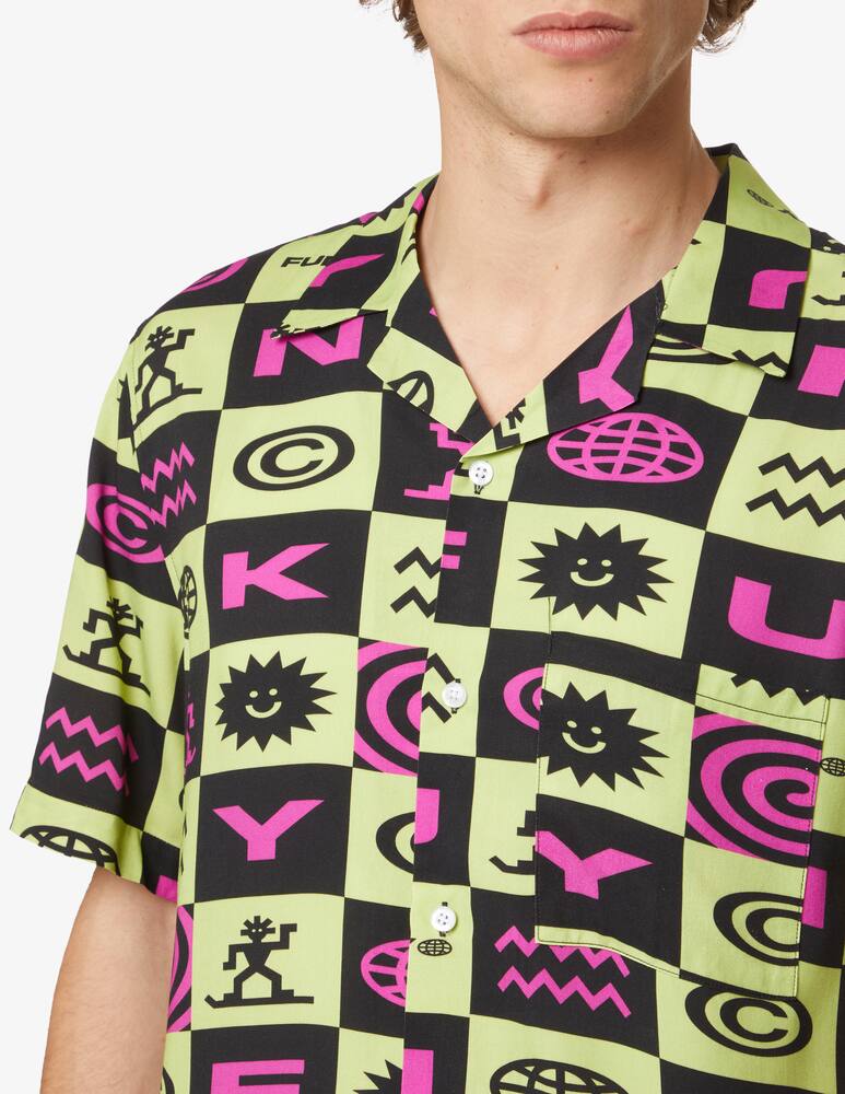 rinascente Funky Camicia manica corta a quadri - Multicolor