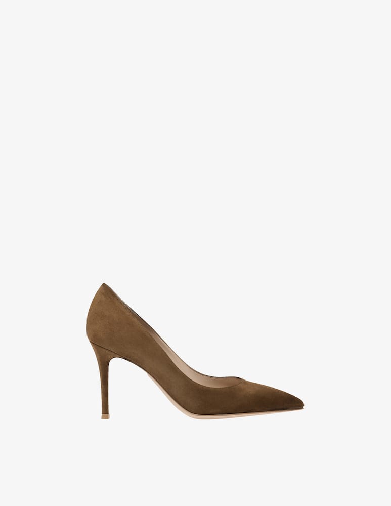 Gianvito Rossi Decolletè in pelle scamosciata Gianvito 85 - immagine 1 Gianvito Rossi Decolletè in pelle scamosciata Gianvito 85 - immagine 1