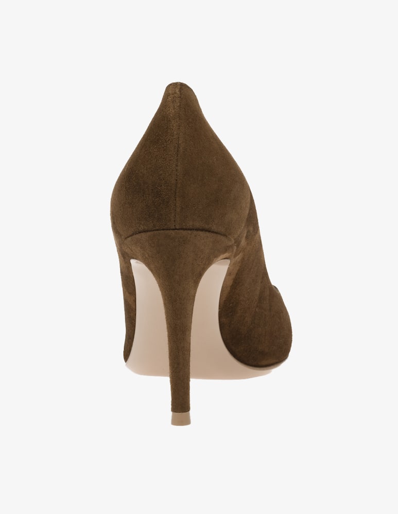 Gianvito Rossi Decolletè in pelle scamosciata Gianvito 85 - immagine 4 Gianvito Rossi Decolletè in pelle scamosciata Gianvito 85 - immagine 4