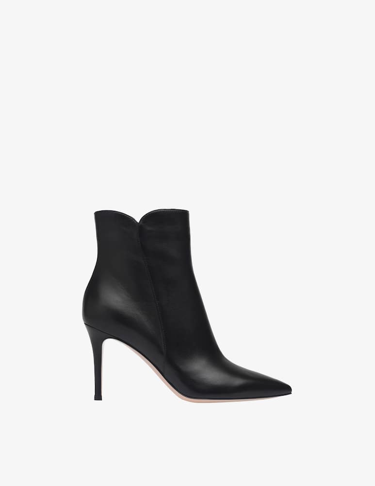 Gianvito Rossi Stivaletti in pelle Levy 85 - immagine 1 Gianvito Rossi Stivaletti in pelle Levy 85 - immagine 1