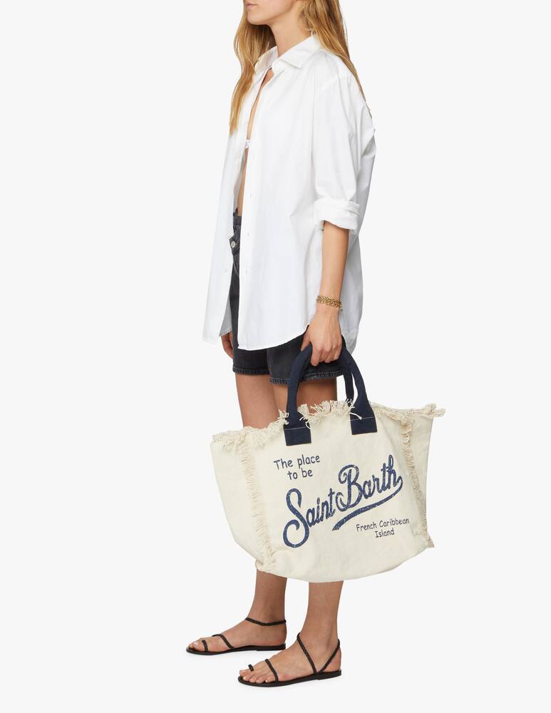 rinascente MC2 Saint Barth Borsa da spiaggia in canvas