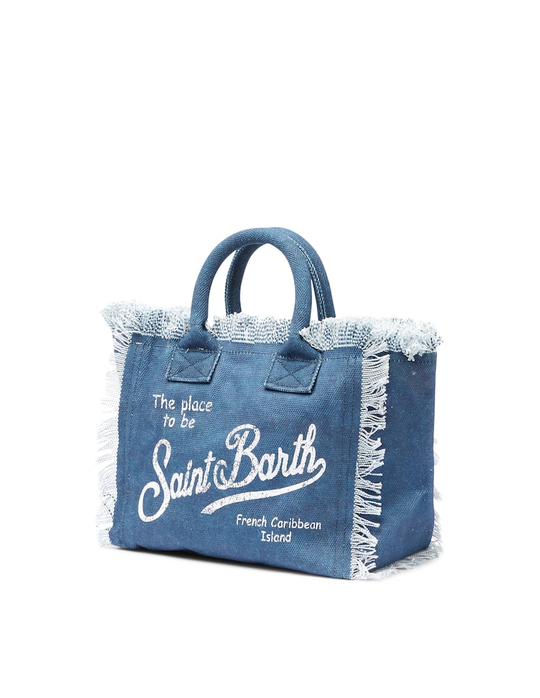 rinascente MC2 Saint Barth Borsa piccola da spiaggia in canvas