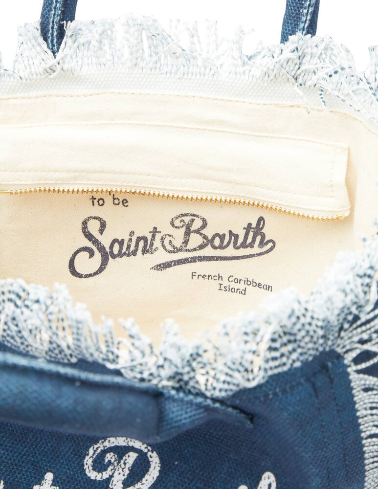 rinascente MC2 Saint Barth Borsa piccola da spiaggia in canvas