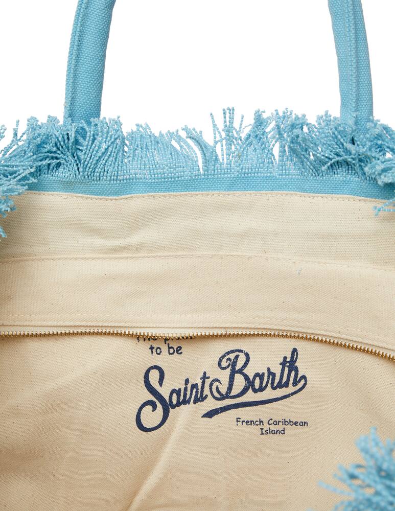 rinascente MC2 Saint Barth Canvas beach bag